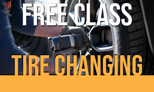 Langley Auto Skills: Free Class Tire Changing