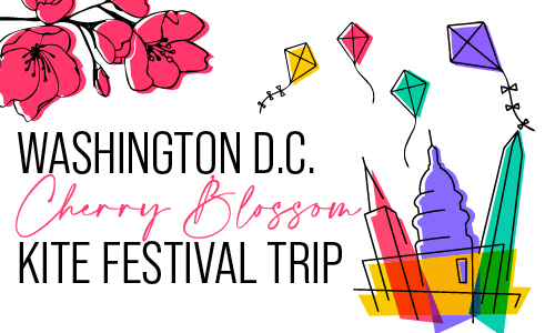Washington DC Cherry Blossom Kite Festival Trip