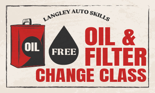 Free Oil & Filter Change Class